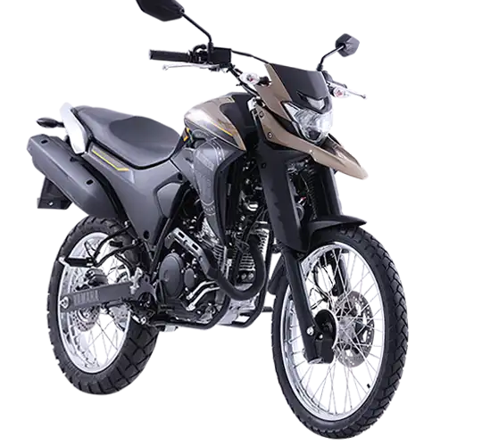 Imagen de una motocicleta Yamaha XTZ250 en pleno recorrido off-road.