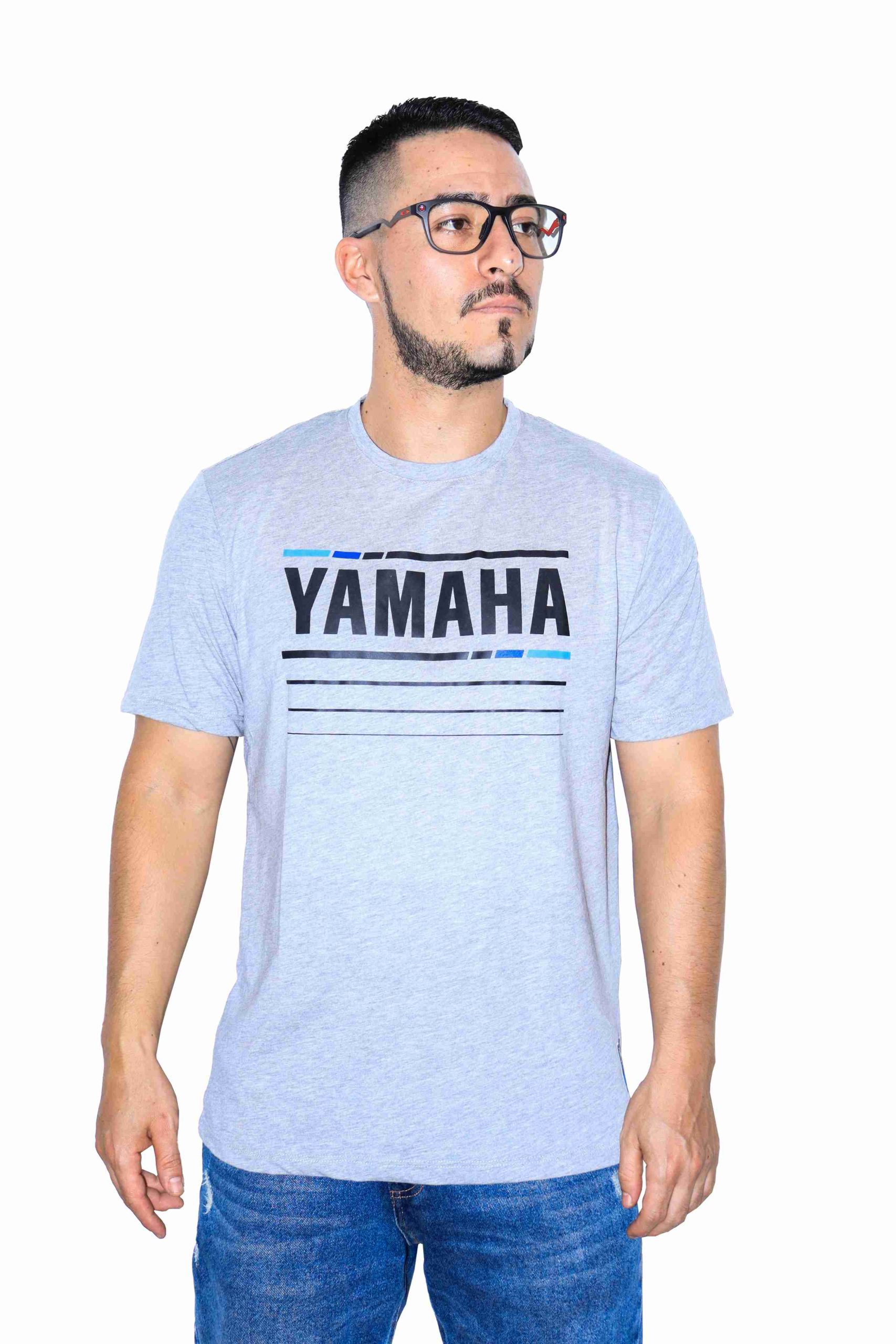 CAMISETA YAMAHA GRIS MAS