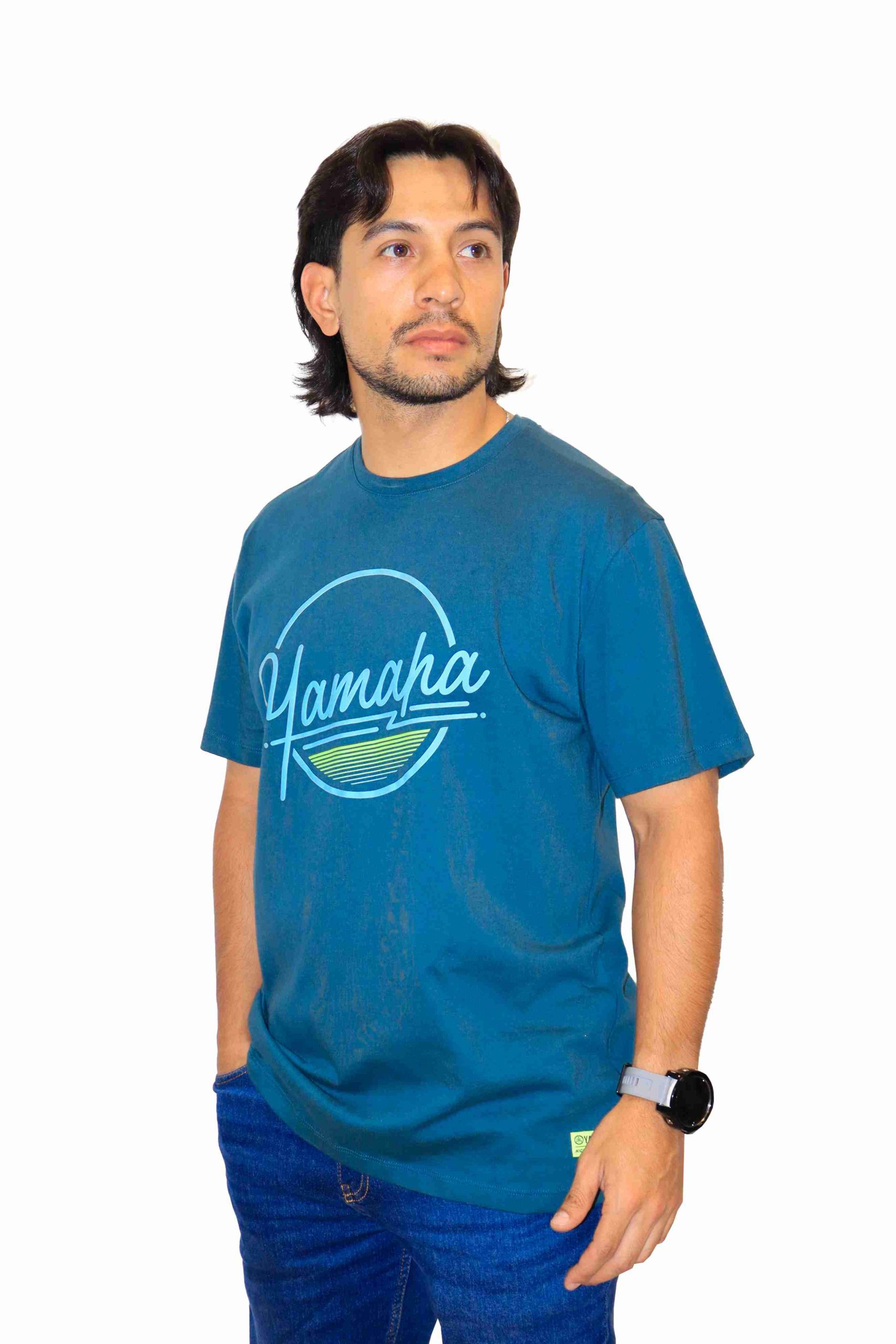 CAMISETA YAMAHA AZUL MAS