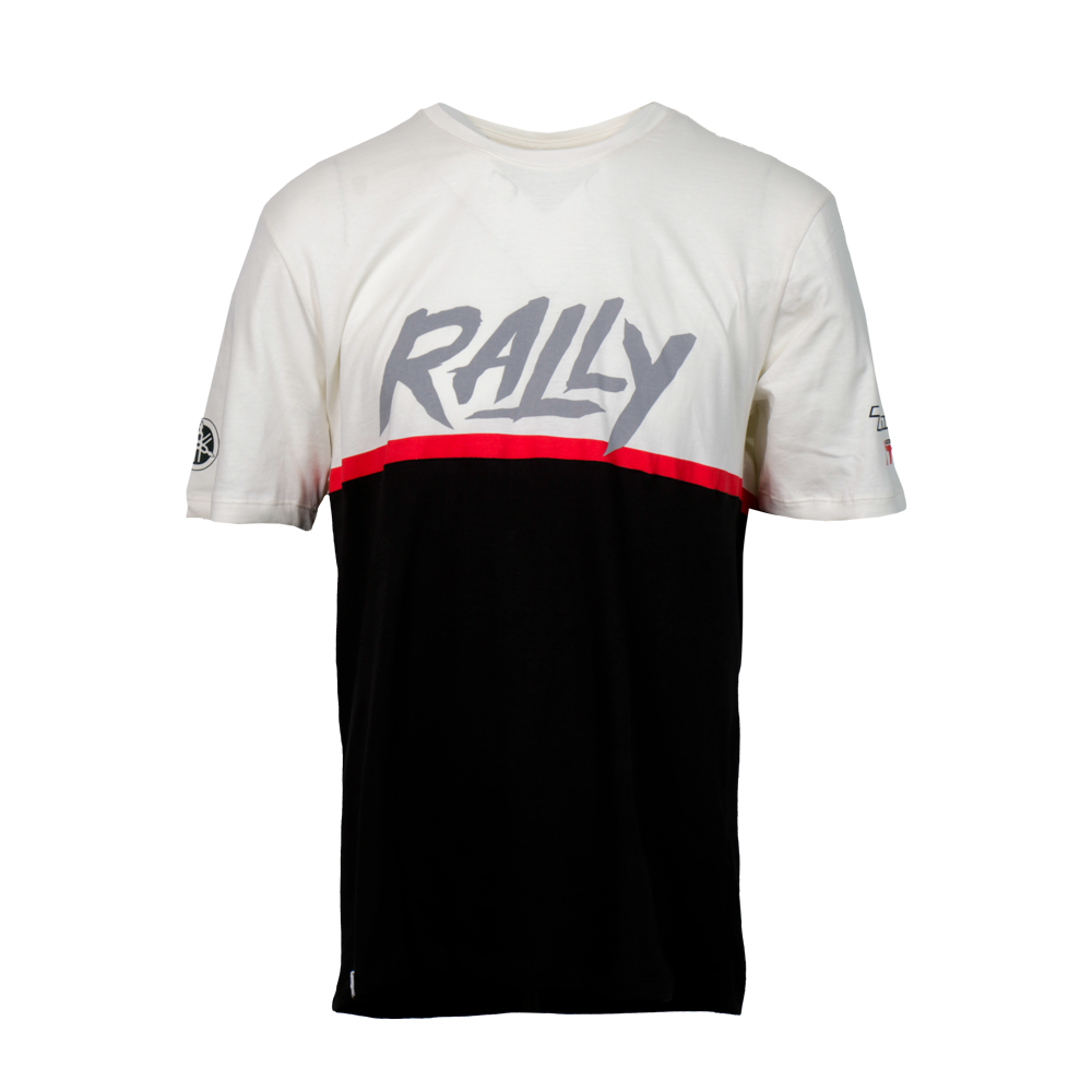 CAMISETA YAMAHA RALLY MAS NEGRO GRIS TL