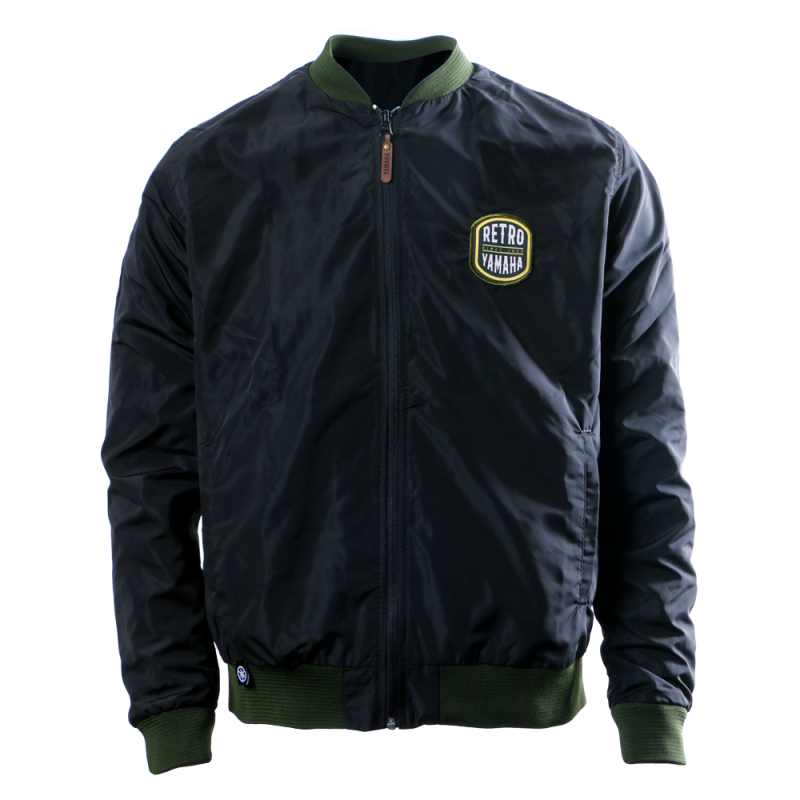 CHAQUETA AVIADOR YAMAHA ADV RETRO VERDE MAS TM