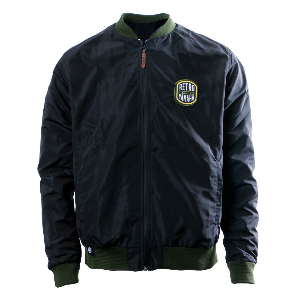 CHAQUETA AVIADOR YAMAHA ADV RETRO VERDE MAS TM